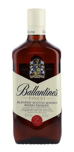Imagen 1 de 1 de Botella De Whisky Ballantines Finest 700ml