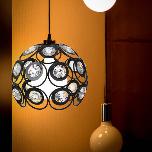 Pantalla De Lámpara, Candelabro De Cristal, Redonda