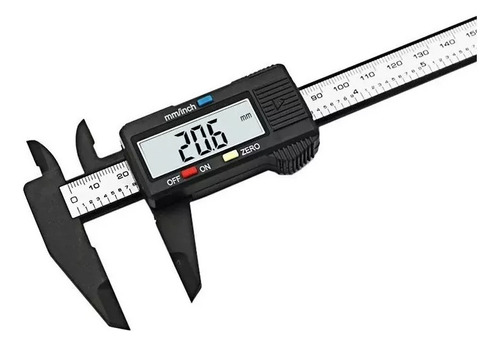 Pie De Metro Digital 150mm 6 Pulgadas Calibrador Caliper