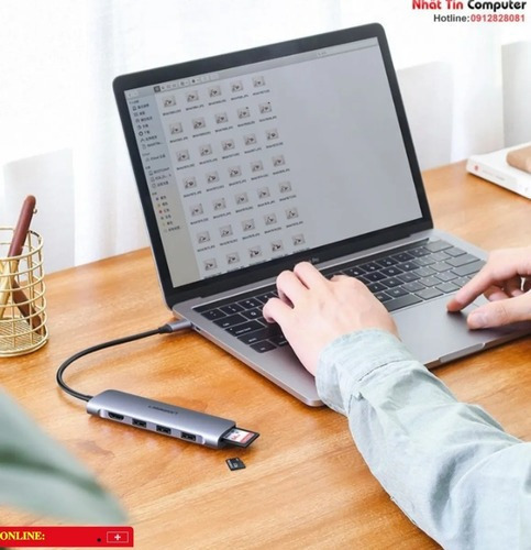 Adaptador Usb C 6 En 1 Multipuerto Ugreen Hub Usb C Hdmi 4k