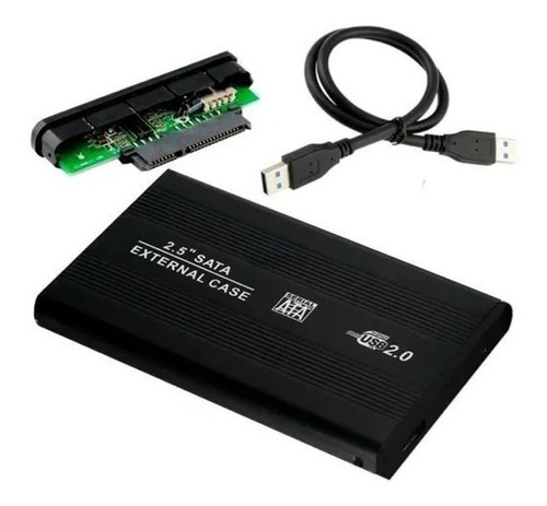 Case Externo 2.5 Disco Duro Laptop Sata Usb 2.0 Enclosure