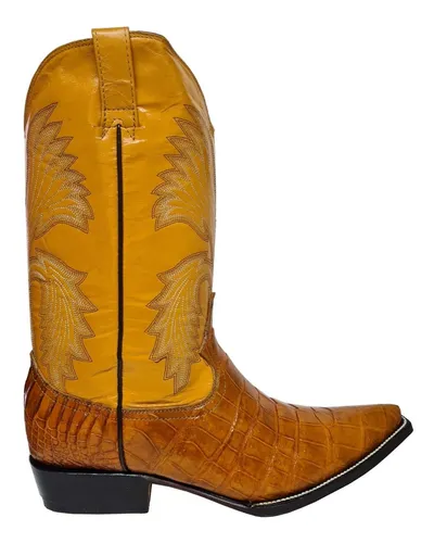Botas vaqueras color miel sale