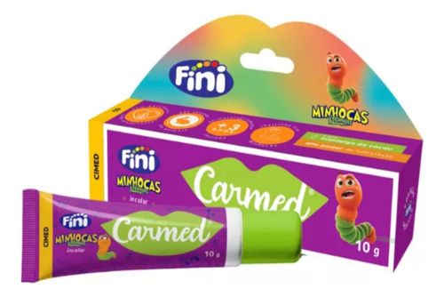 Kit Carmed Gel Dental E Protetor Labial 10g Minhocas