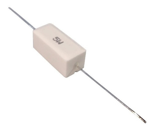 Resistor De Porcelana 4r7 5w - Caixa Com 100 Peças