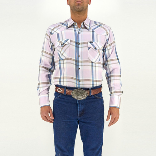 Camisa Vaquera Wrangler Hombre Painted Desert G12