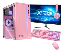 Comprar Xtreme PC Intel Quad Core J4125 2.7 Ghz 16GB SSD 500GB Monitor 23.8 WIFI Pink