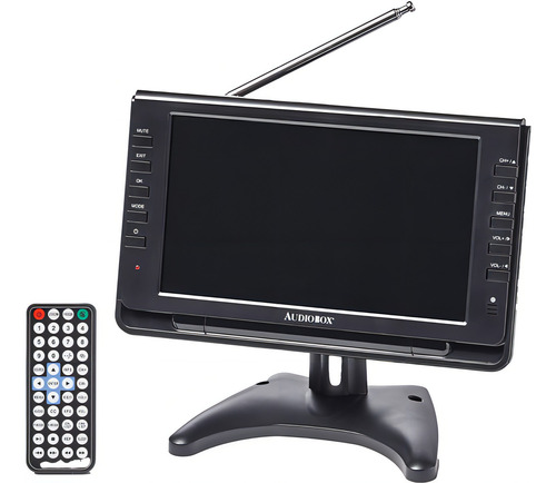 Tv Portátil Recargable 9 Pulgadas Audiobox Tv-009 Lcd Hdtv