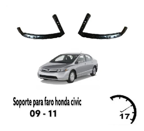 Soporte Filler De Faro Honda Civic Emotion 06 - 09