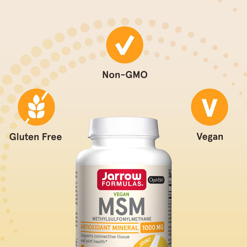 Suplemento Jarrow Formulas Msm 1000mg 120 Comprimidos