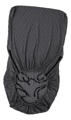 Cubierta De Silla De Brazo De Madera Decoración Gris Oscuro