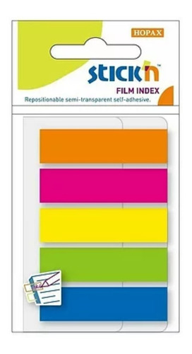 Banderitas Plasticas Autoadhesivas Stickn Film Index 45x12mm