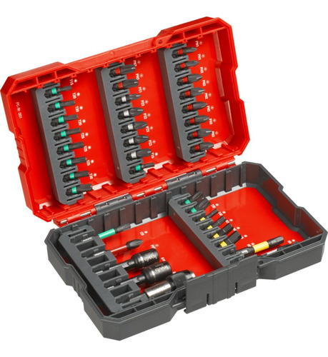 Set Puntas Tubos De Impacto Juego 37 Pzs Magnéticas Maletin