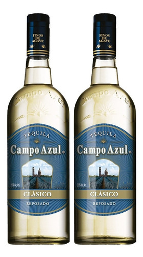Tequila Campo Azul Reposado Duo 750ml
