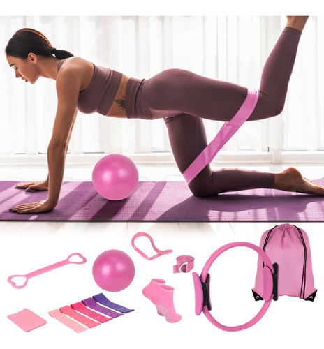 Un Set De Yoga Y Pilates Para Hacer Ejercicio En Casa, Yoga