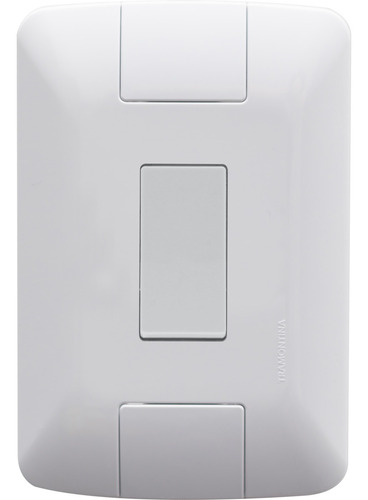 Interruptor Simples 4x2 6a 250v Aria - Tramontina Cor Branco