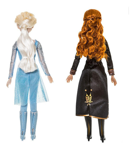 Conjunto De Bonecas Disney Store Princess Anna & Elsa Com Ac