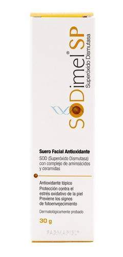 Imagen 3 de 7 de Serum Antioxidante Sod Superóxido Dismutasa 30 G Sodimel