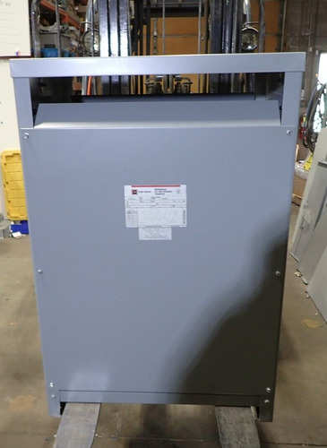 Cutler Hammer 75 Kva 3 Phase Transformer 480-208y/120 V4 Dde (Reacondicionado)