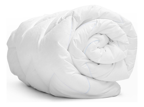 Soñaré Cubre Colchón King Fussion + Dúo Almohada Zipper Blanco Liso King