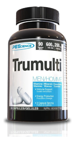 Pescience Trumulti Formula Para Hombres 90 Caps Mf Sabor Sin Sabor