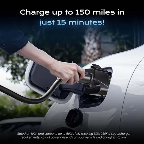 Adaptador Nacs A Ccs 250 Kw Supercargador Para Evs