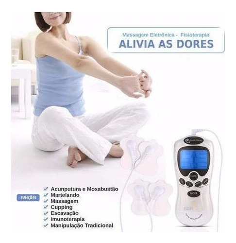 Aparelho Fisioterapia Massagem Tratamento Choque Acupuntura Branco