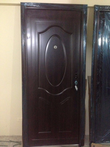 Imagen 2 de 7 de Puertas De Seguridad Tipo Multi-lock Color Marrón Metálica