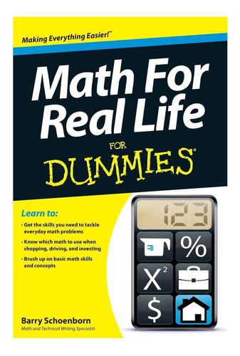 Libro: Matemáticas Para La Vida Real Para Tontos