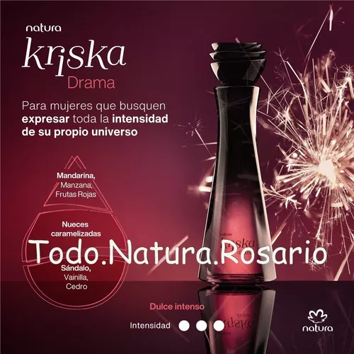 Perfume Kriska Drama Femenino 50ml Todo Natura Rosario