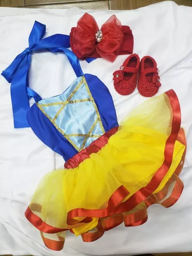 Vestido Tutú Inspirado En Princesa Blancanieves Para Bebé