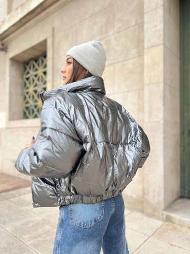 Campera Puffer Metalizada Dorgman