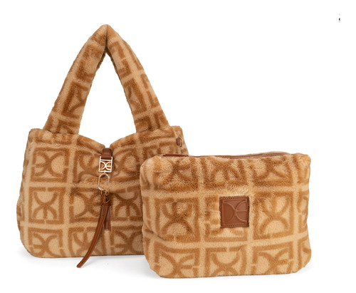 Bolsa Tote Cloe Tastromi Grande Color Multicolor