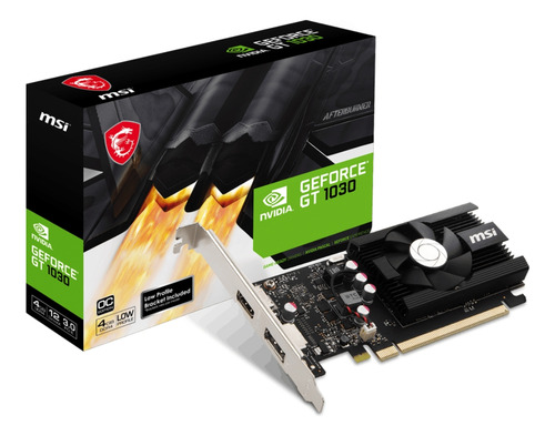 Tarjeta De Video Msi Geforce Gt 1030 Lp Oc 4gb Bajo Perfil