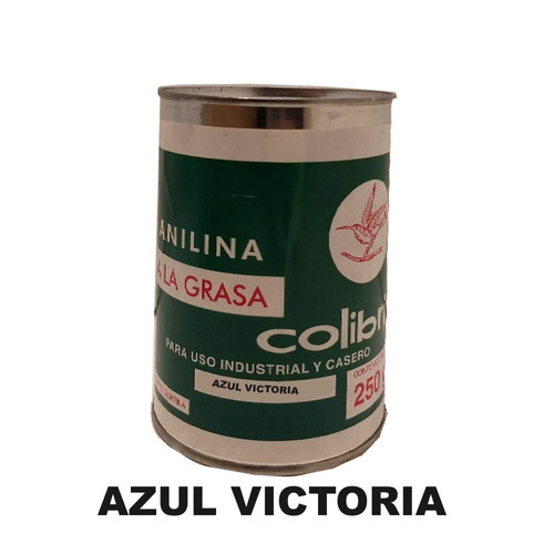 Anilina A La Grasa Colibri X 250 Grs Azul Victoria