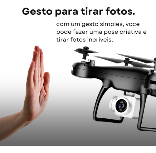Drone Dual KY101 drone preto em 4K