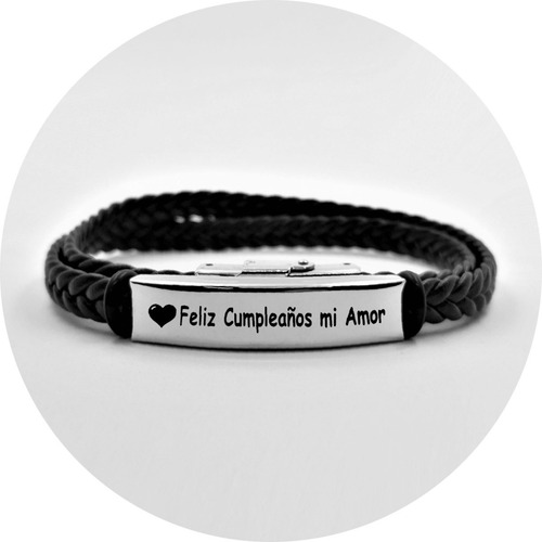 Imagen 2 de 10 de Pulsera Spotify Acero Grabado Láser Personalizado 1157