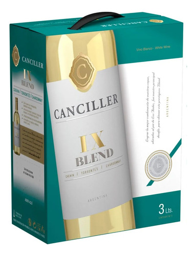 Vino Blanco Canciller Chardonnay Chenin Blend Bib Ix 3 L