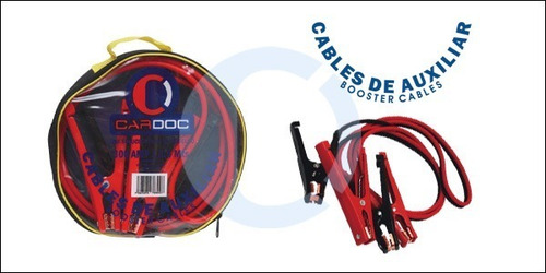 Cables Auxiliares Batería Para Carros Cardoc 300 Amp