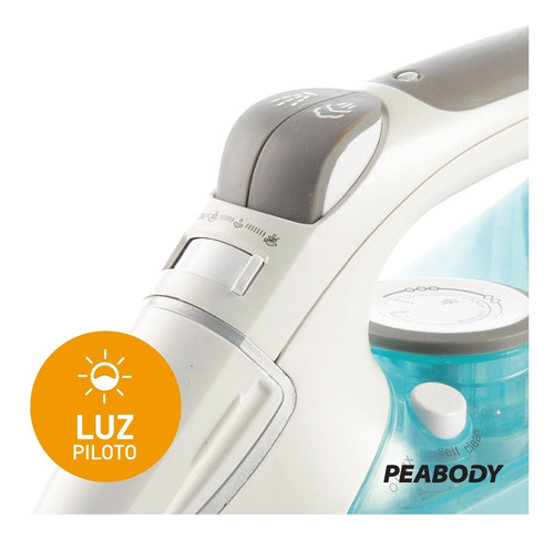 Imagen 5 de 10 de Plancha A Vapor Suela Acero Inoxidable Peabody Pe-vp31