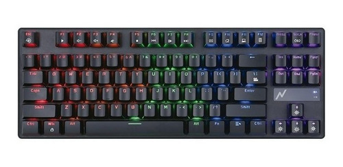 Imagen 4 de 5 de Teclado Gamer Mecanico Noga Ganon Xs Tkl Retroiluminado Rgb