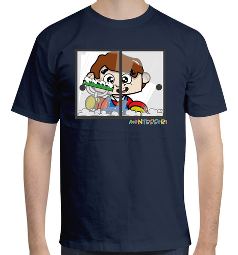 Playera Diseño Montessori La Magia De La Vida Práctica