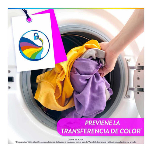 Quitamanchas En Polvo Vanish Rosa 450g