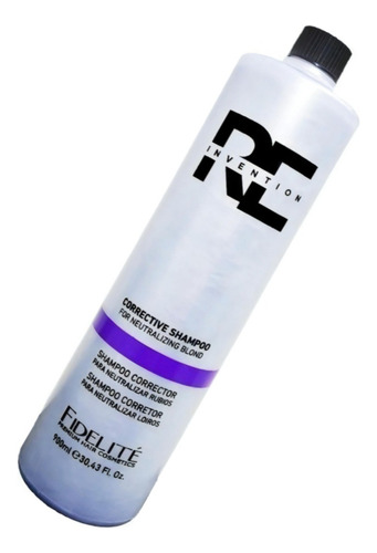 Shampoo Matizador Violeta Corrector Rubios Fidelite 900ml X3