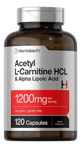 comprar Horbäach Acetil L Carnitina Hcl Y Ácido Alfa Lipoico 1200 Mg