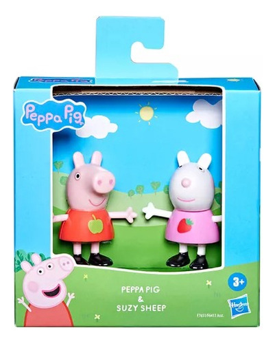 Set Figuras Peppa Pig Suzy Oveja & Peppa Pig Hasbro 6cm