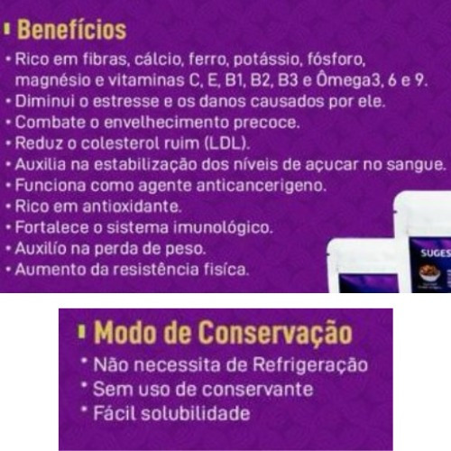 Açaí Em Pó Liofilizado 100% Natural