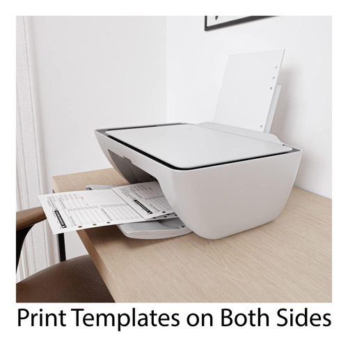 Papel En Blanco A5, 120 Gsm, 6 Hoyos, 200 Hojas (400 Papel X