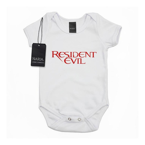 Body Bebe Manga Corta Resident Evil Dibujo Art Logo - Vjre5