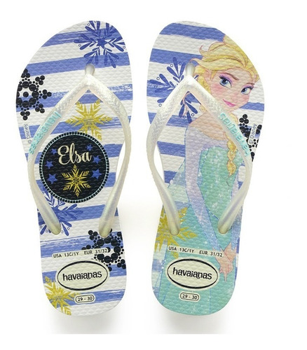 Havaianas Kids Slim Frozen Branco/royal