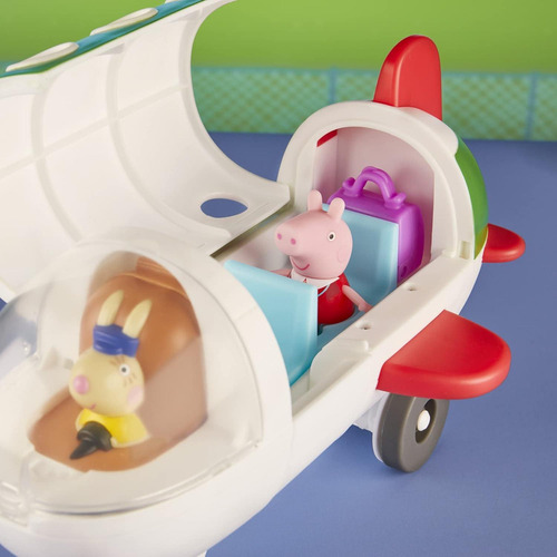 Juguete Peppa Pig Avión Air Peppa Con Ruedas Y Figura